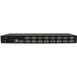 StarTech.com 16 Port 1U Rackmount USB KVM Switch with OSD — SV1631DUSBU