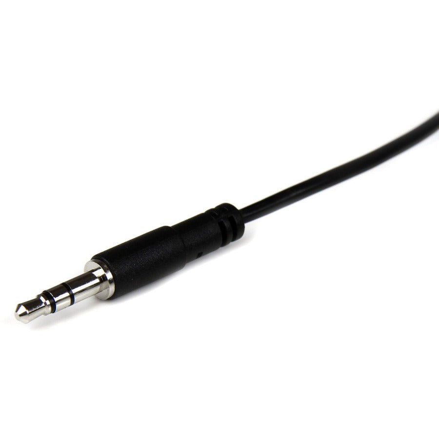 StarTech.com 1m Slim 3.5mm Stereo Extension Audio Cable - M/F — MU1MMFS