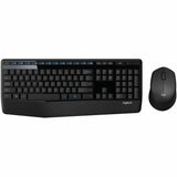 Logitech MK345 Wireless Keyboard and Mouse Combo - Full-Sized Keyboard with Palm Rest, Comfortable Right-Handed Wireless Mouse, 2.4 GHz Wireless USB Receiver — 920-006481