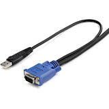 StarTech.com StarTech.com 2-in-1 - Video / USB cable - 4 pin USB Type A, HD-15 (M) - HD-15 (M) - 3.05 m — SVECONUS10