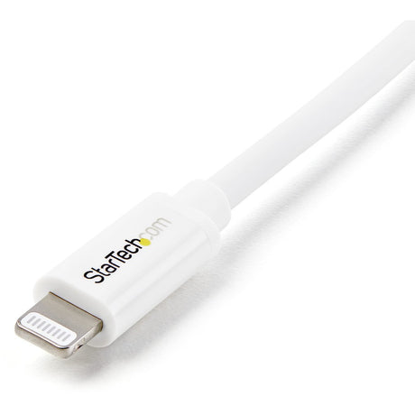 StarTech.com 2m (6ft) Long White Apple�&reg; 8-pin Lightning Connector to USB Cable for iPhone / iPod / iPad — USBLT2MW
