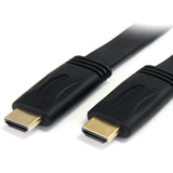 StarTech.com 15 ft Flat High Speed HDMI Cable with Ethernet - Ultra HD 4k x 2k HDMI Cable - HDMI to HDMI M/M — HDMIMM15FL
