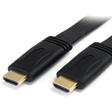 StarTech.com 15 ft Flat High Speed HDMI Cable with Ethernet - Ultra HD 4k x 2k HDMI Cable - HDMI to HDMI M/M — HDMIMM15FL