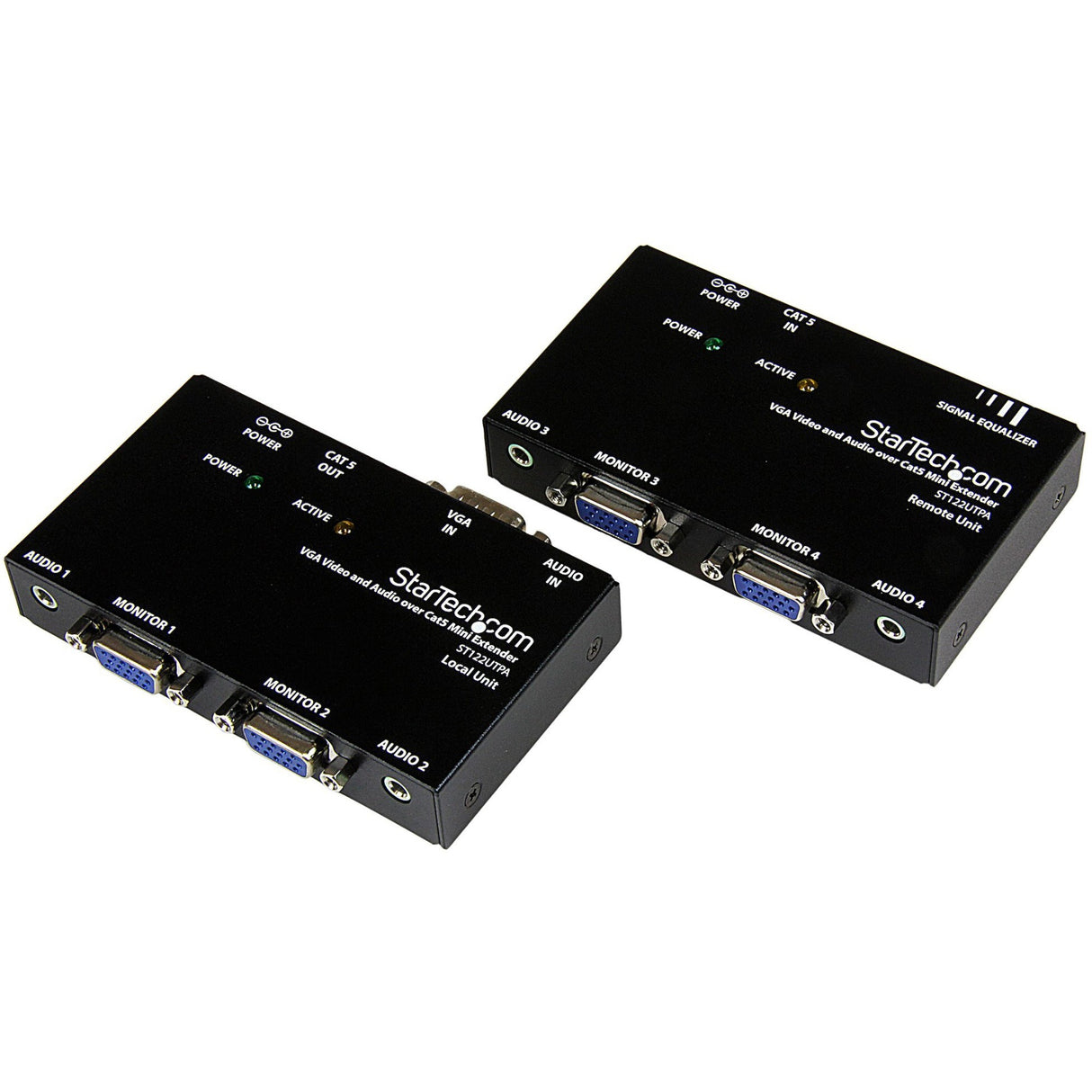 StarTech.com VGA Video Extender over Cat 5 with Audio — ST122UTPA