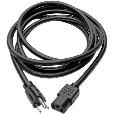Eaton Tripp Lite Series Computer Power Cord, NEMA 5-15P to C13 - Heavy-Duty, 15A, 125V, 14 AWG, 12 ft. (3.66 m), Black — P007-012