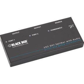 Black Box DVI-D Splitter with Audio and HDCP, 1 x 2 — AVSP-DVI1X2