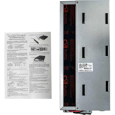 Vertiv Liebert GXT4-9A72BATKIT Hot-Swappable 9 Ah, 72V Lead-Acid Battery Kit for Vertiv Liebert GXT4-3000RT120, GXT4-3000RT230, and GXT4-3000RT208 — GXT4-9A72BATKIT