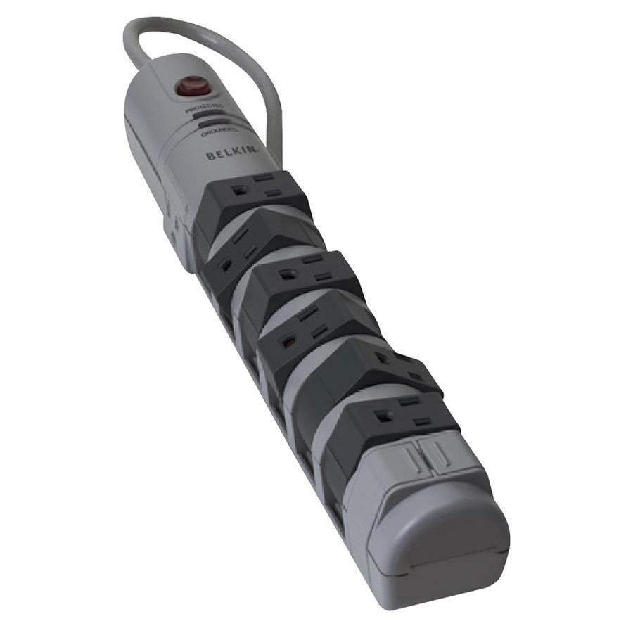Belkin 8-Outlet Pivot-Plug Surge Protector, 6 ft. Cord — BP108000-06