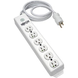 Eaton Tripp Lite Series Safe-IT Medical-Grade Power Strip, UL 1363, 6x Hospital-Grade Outlets, Antimicrobial, 6 ft. Cord — PS-606-HG