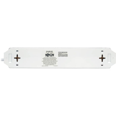 Eaton Tripp Lite Series Safe-IT Medical-Grade Power Strip, UL 1363, 6x Hospital-Grade Outlets, Antimicrobial, 6 ft. Cord — PS-606-HG