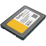 StarTech.com 2.5in SATA to Mini SATA SSD Adapter Enclosure — SAT2MSAT25