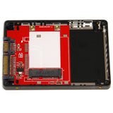 StarTech.com 2.5in SATA to Mini SATA SSD Adapter Enclosure — SAT2MSAT25