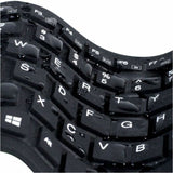 Adesso Antimicrobial Waterproof Flex Keyboard (Mini Size) — AKB-212UB