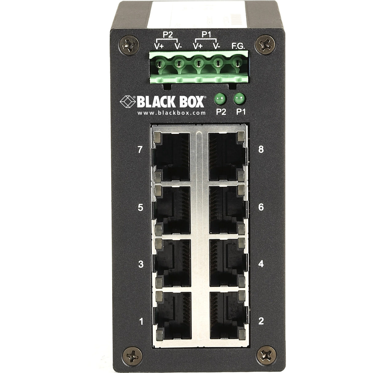 Black Box 8PT Gb HRD SWT RJ45 — LGH008A