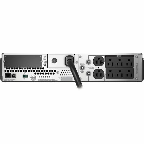 APC Smart-UPS, Line Interactive, 2200VA, Rackmount 2U, 120V, 6x NEMA 5-15R+2x NEMA 5-20R outlets, SmartSlot, AVR, LCD, W/L5-20P — SMT2200R2X106