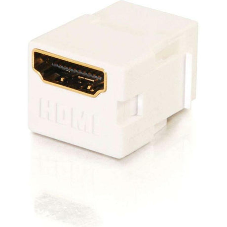 C2G Snap-In HDMI F/F Keystone Insert Module - White — 03345