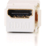C2G Snap-In HDMI F/F Keystone Insert Module - White — 03345