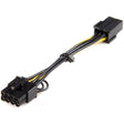StarTech.com Power Adapter Cable - PCI Express - 6 Pin - 8 Pin - PCIe — PCIEX68ADAP