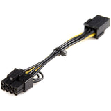 StarTech.com Power Adapter Cable - PCI Express - 6 Pin - 8 Pin - PCIe — PCIEX68ADAP