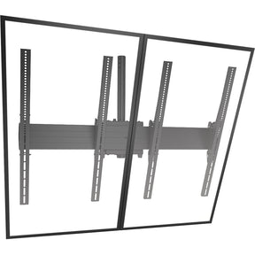 Chief Fusion 2x1 Menu Board Ceiling Display Mount - For Displays 40-55" - Black — LCM2X1UP