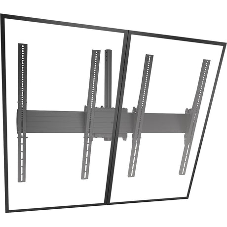 Chief Fusion 2x1 Menu Board Ceiling Display Mount - For Displays 40-55" - Black — LCM2X1UP