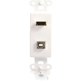 C2G HDMI and USB Pass Through Wall Plate — 39702