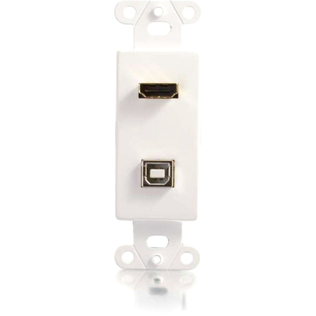 C2G HDMI and USB Pass Through Wall Plate — 39702