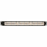Eaton Tripp Lite Series 24-Port 1U Rack-Mount Cat5e 110 Patch Panel, 568B, RJ45 Ethernet, TAA — N052-024