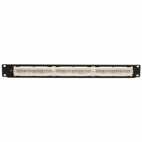 Eaton Tripp Lite Series 24-Port 1U Rack-Mount Cat5e 110 Patch Panel, 568B, RJ45 Ethernet, TAA — N052-024
