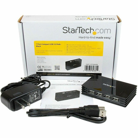 StarTech.com 7 Port USB 2.0 Hub - Hub - 7 ports - Hi-Speed USB — ST7202USB