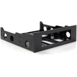 StarTech.com 3.5" to 5.25" Front Bay Mounting Bracket - Desktop Front Bay Adapter - Black — BRACKETFDBK