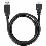 Targus 1M USB-A Male to micro USB-B Male Cable — ACC1004USZ
