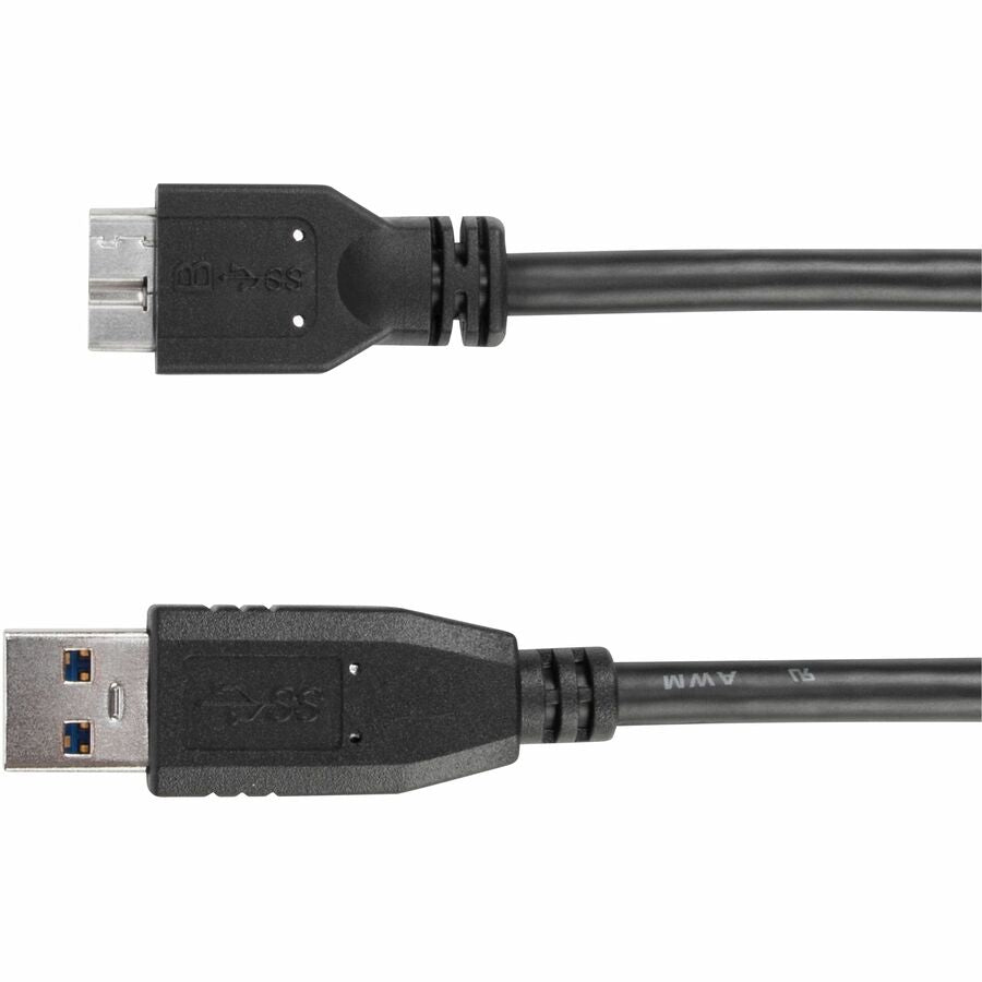Targus 1M USB-A Male to micro USB-B Male Cable — ACC1004USZ
