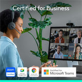 Logitech Brio 4K Webcam for Business, biometrics login with Windows Hello, auto-light correction, noise-canceling, Works with Microsoft Teams, Zoom, Google Meet, PC/Mac — 960-001105