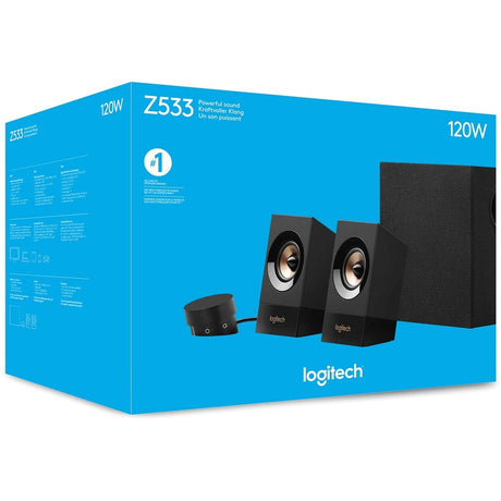 Logitech Z533 2.1 Speaker System - 60 W RMS — 980-001053