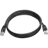 Eaton Tripp Lite Series Cat6a 10G Snagless Shielded STP Ethernet Cable (RJ45 M/M), PoE, Black, 5 ft. (1.52 m) — N262-005-BK