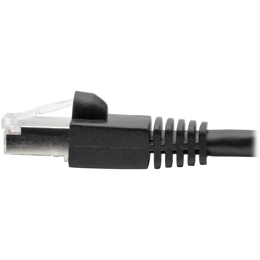Eaton Tripp Lite Series Cat6a 10G Snagless Shielded STP Ethernet Cable (RJ45 M/M), PoE, Black, 5 ft. (1.52 m) — N262-005-BK