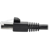 Eaton Tripp Lite Series Cat6a 10G Snagless Shielded STP Ethernet Cable (RJ45 M/M), PoE, Black, 5 ft. (1.52 m) — N262-005-BK