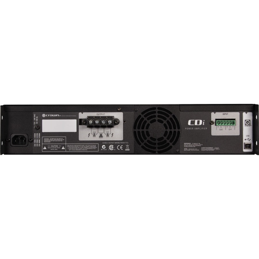 Crown CDi 4000 Amplifier - 2400 W RMS - 2 Channel — NCDI4000