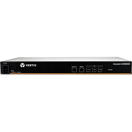 Vertiv Avocent 8-Port ACS8000 Console System with single AC Power Supply — ACS8008SAC-400