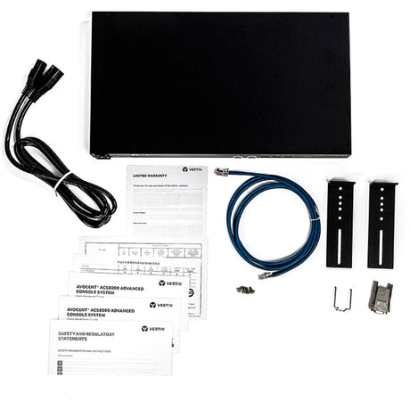 Vertiv Avocent 8-Port ACS8000 Console System with single AC Power Supply — ACS8008SAC-400