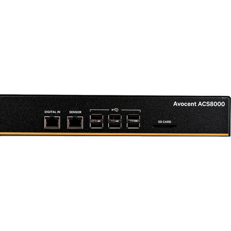 Vertiv Avocent 8-Port ACS8000 Console System with single AC Power Supply — ACS8008SAC-400