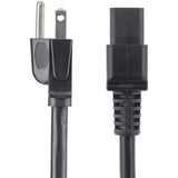 StarTech.com 6ft (1.8m) Heavy Duty Power Cord, NEMA 5-15P to C19, 15A 125V, 14AWG, Computer Power Cord, Heavy Gauge Power Cable — PXT515C19146