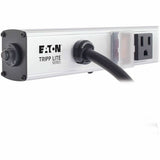 Eaton Tripp Lite Series 8 Right-Angle Outlet Vertical Power Strip, 120V, 15A, 15 ft. (4.57 m) Cord, 5-15P, 24 in. — PS2408RA