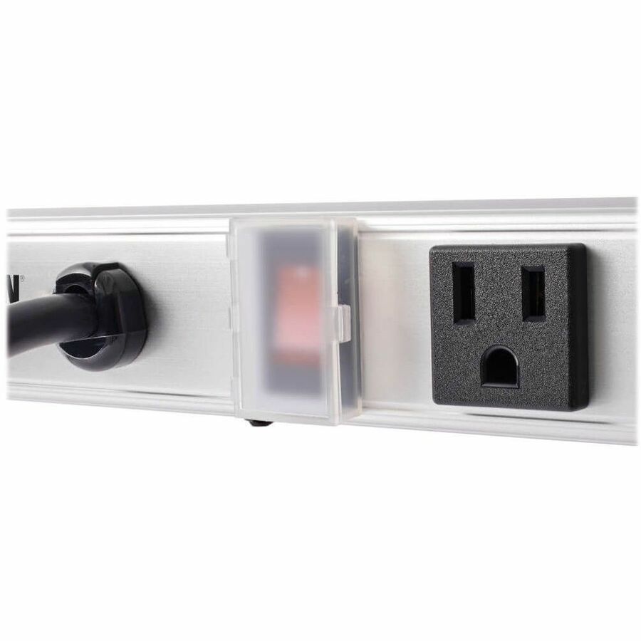 Eaton Tripp Lite Series 8 Right-Angle Outlet Vertical Power Strip, 120V, 15A, 15 ft. (4.57 m) Cord, 5-15P, 24 in. — PS2408RA
