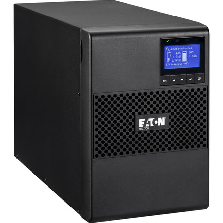 Eaton 9SX 700VA 630W 120V Online Double-Conversion UPS - 6 NEMA 5-15R Outlets, Cybersecure Network Card Option, Extended Run, Tower — 9SX700