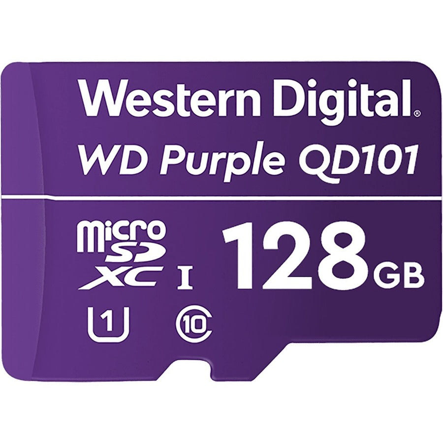 WD Purple 128 GB Class 10/UHS-I (U1) microSDXC — WDD128G1P0C-85AEL0