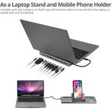 SIIG Aluminum USB-C MST Video Docking Station with 100W PD — JU-DK0E11-S1