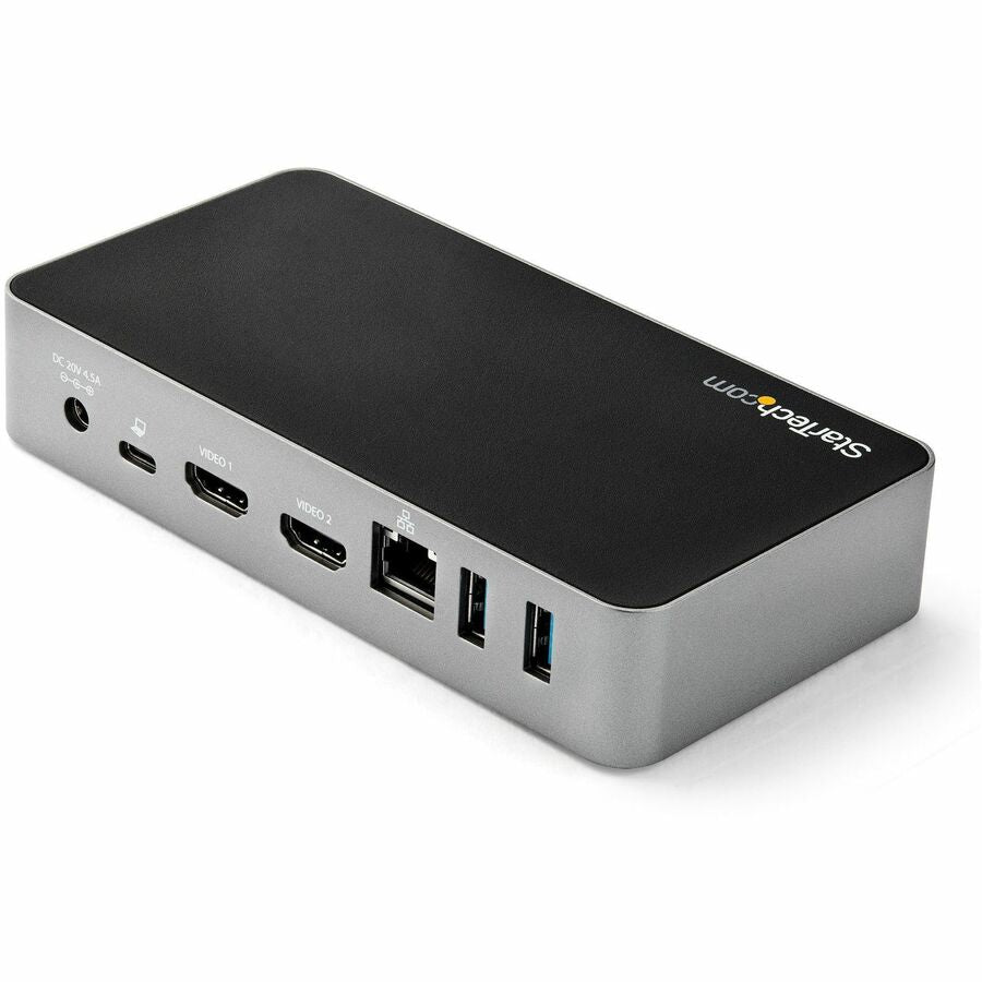 StarTech.com USB-C Dock - Dual Monitor 1080p HDMI Laptop Docking Station - 60W Power Delivery - 1x USB-C, 3x USB-A, GbE - Mac & Windows — DK30CHHPD