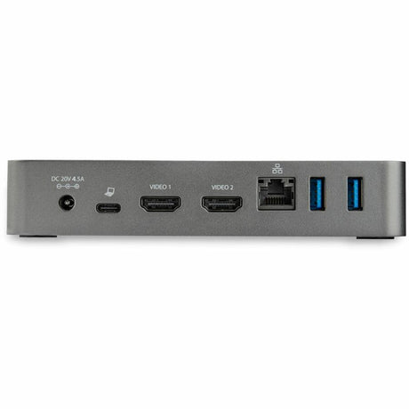 StarTech.com USB-C Dock - Dual Monitor 1080p HDMI Laptop Docking Station - 60W Power Delivery - 1x USB-C, 3x USB-A, GbE - Mac & Windows — DK30CHHPD